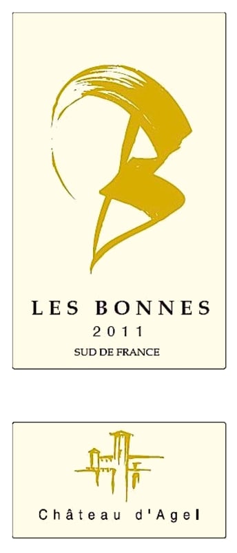 Chateau D'Agel Minervois Les Bonnes 2011 Front Label