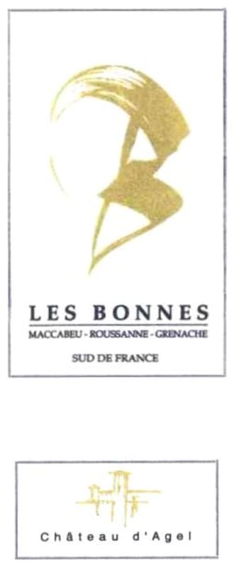Chateau D'Agel Minervois Les Bonnes Blanc 2014 Front Label