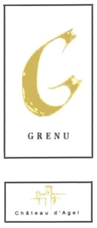Chateau D'Agel Minervois Grenu 2012 Front Label