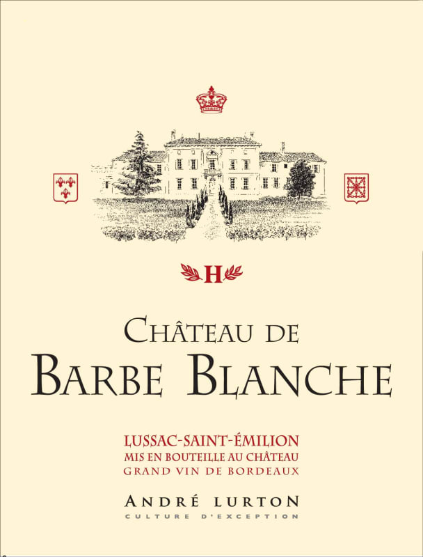 Chateau de Barbe Blanche Lussac-Saint-Emilion 2009 Front Label