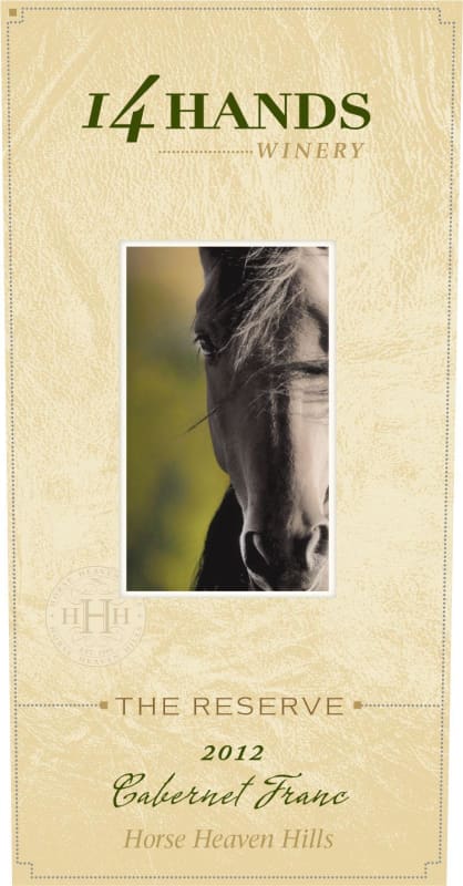 14 Hands The Reserve Cabernet Franc 2012 Front Label