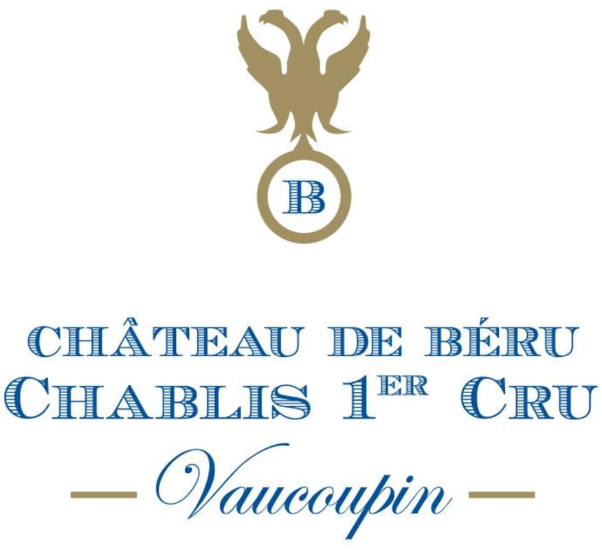 Chateau de Beru Chablis Vaucoupin Premier Cru 2013 Front Label