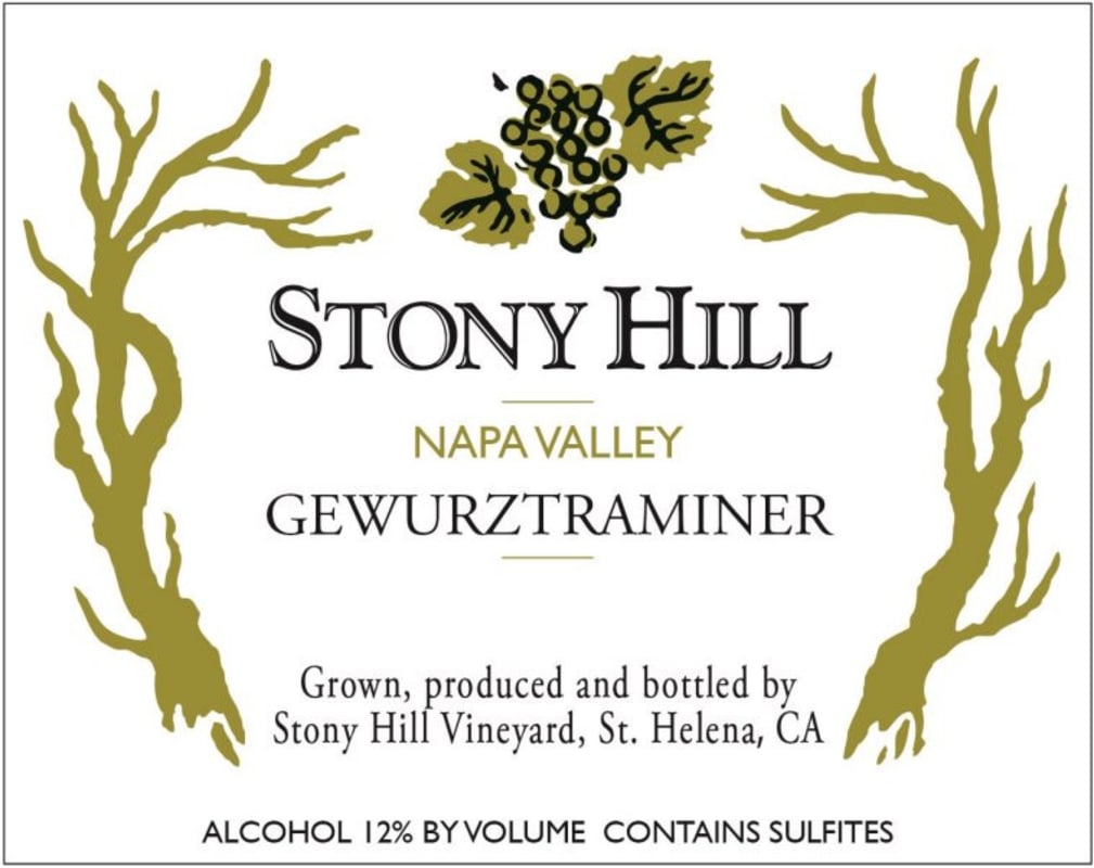 Stony Hill Gewurztraminer 2014 Front Label