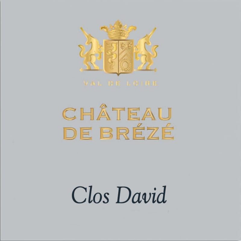 Chateau de Breze Saumur Clos David 2012 Front Label
