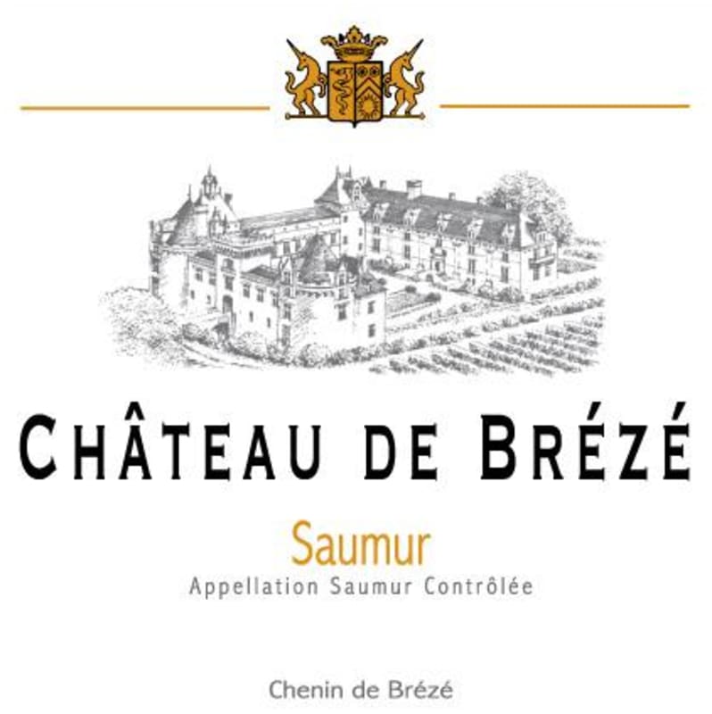 Chateau de Breze Saumur Blanc 2012 Front Label