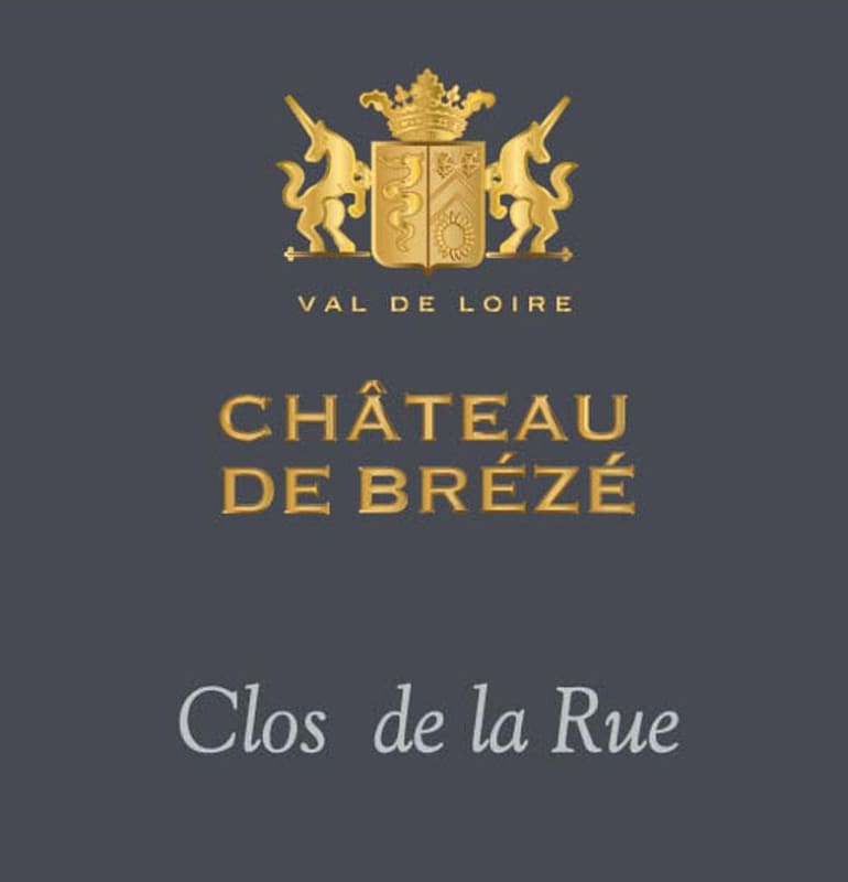 Chateau de Breze Saumur Clos de la Rue Blanc 2013 Front Label
