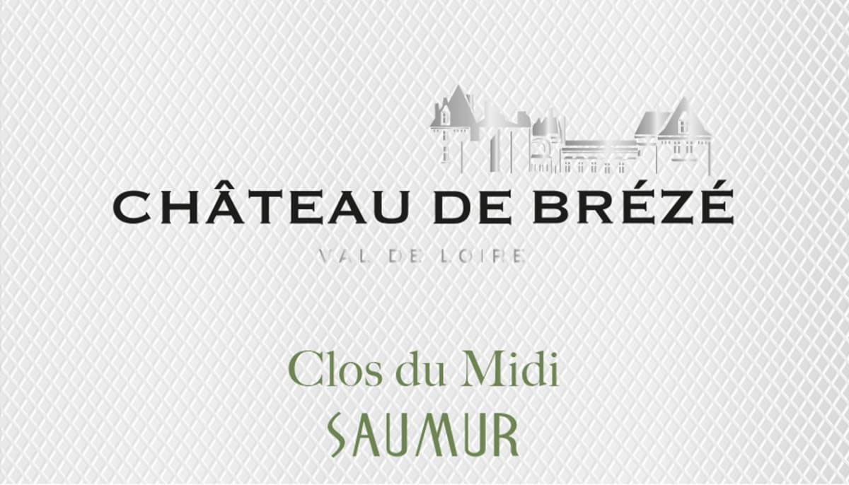 Chateau de Breze Saumur Clos du Midi 2013 Front Label