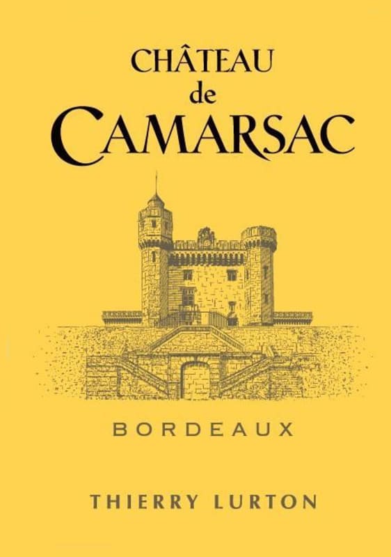 Chateau de Camarsac Bordeaux 2012 Front Label
