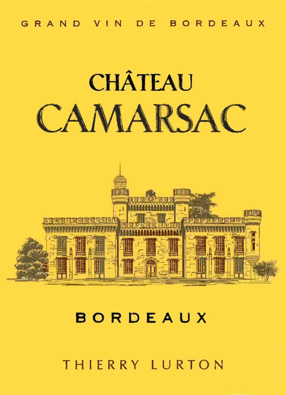 Chateau de Camarsac Bordeaux 2010 Front Label