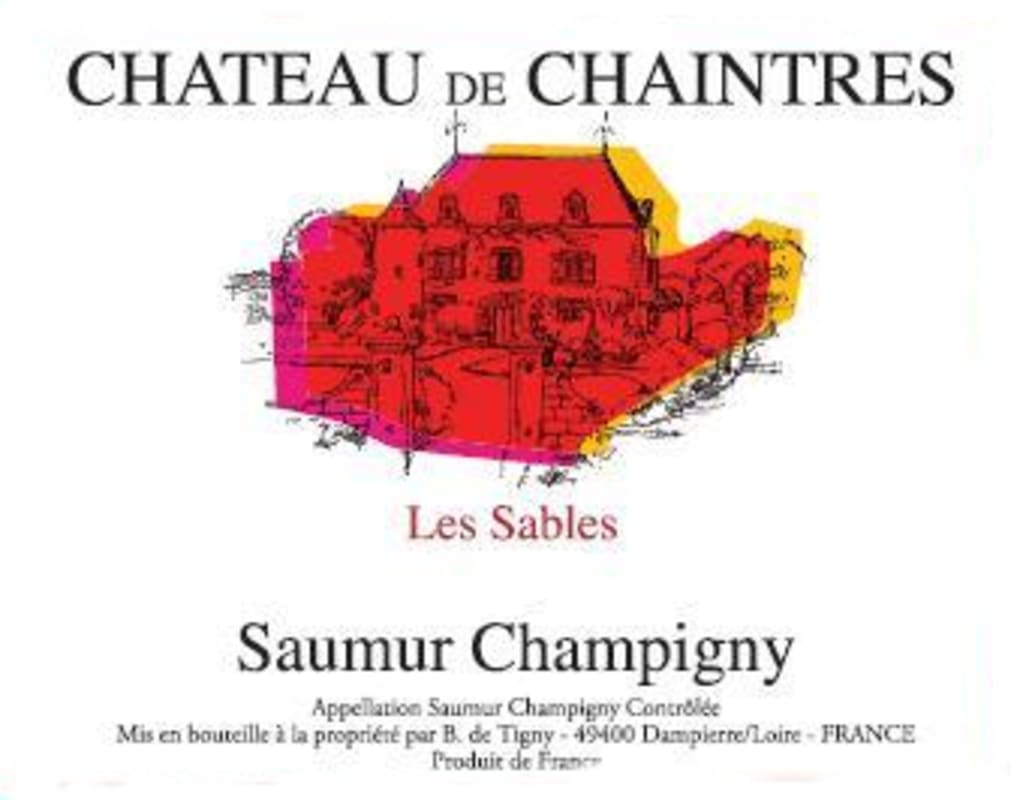 Chateau de Chaintres Saumur Champigny Les Sables 2015 Front Label