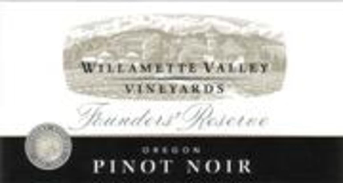 Willamette Valley Vineyards Founders Reserve Pinot Noir 1998 Front Label