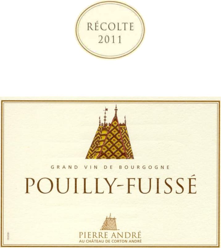 Chateau de Corton-Andre Pouilly-Fuisse 2011 Front Label