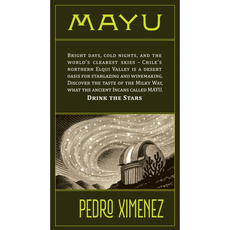Mayu Pedro Ximenez 2016 Front Label