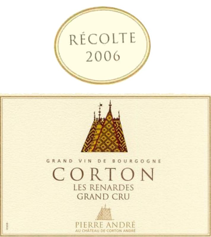 Chateau de Corton-Andre Corton Les Renardes Grand Cru 2006 Front Label