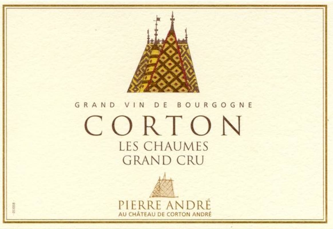 Chateau de Corton-Andre Corton Les Chaumes Grand Cru 2012 Front Label