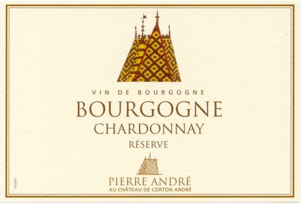 Chateau de Corton-Andre Bourgogne Chardonnay Reserve 2013 Front Label