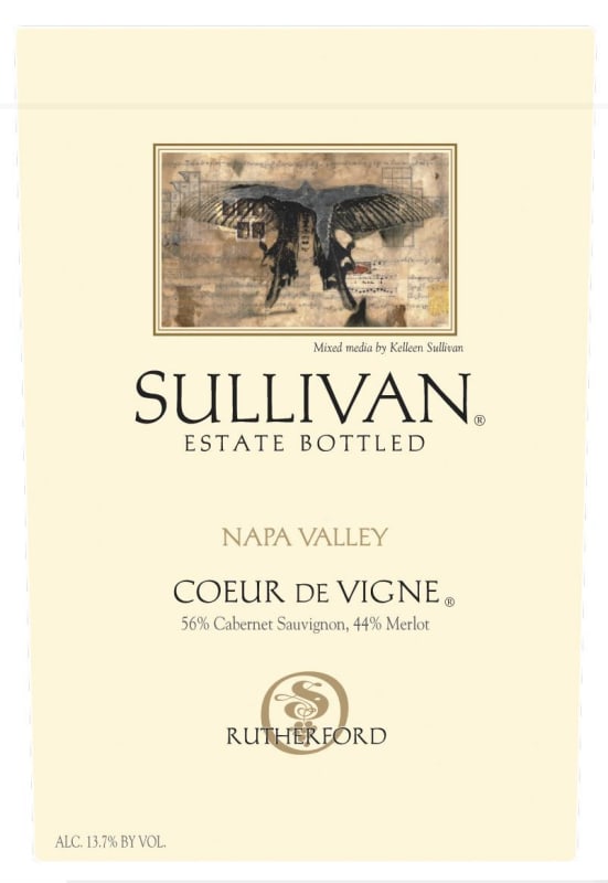 Sullivan Rutherford Estate Coeur de Vigne 2007 Front Label
