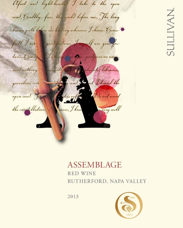 Sullivan Rutherford Estate Assemblage 2013 Front Label