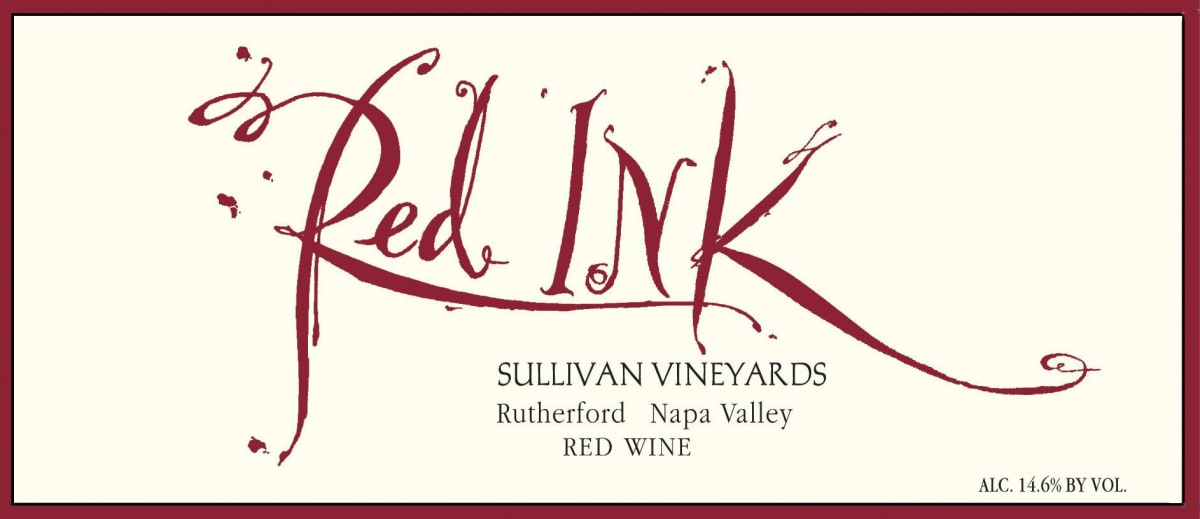 Sullivan Rutherford Estate Red Ink 2009 Front Label