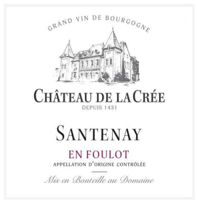 Chateau de la Cree Santenay En Foulot 2007 Front Label