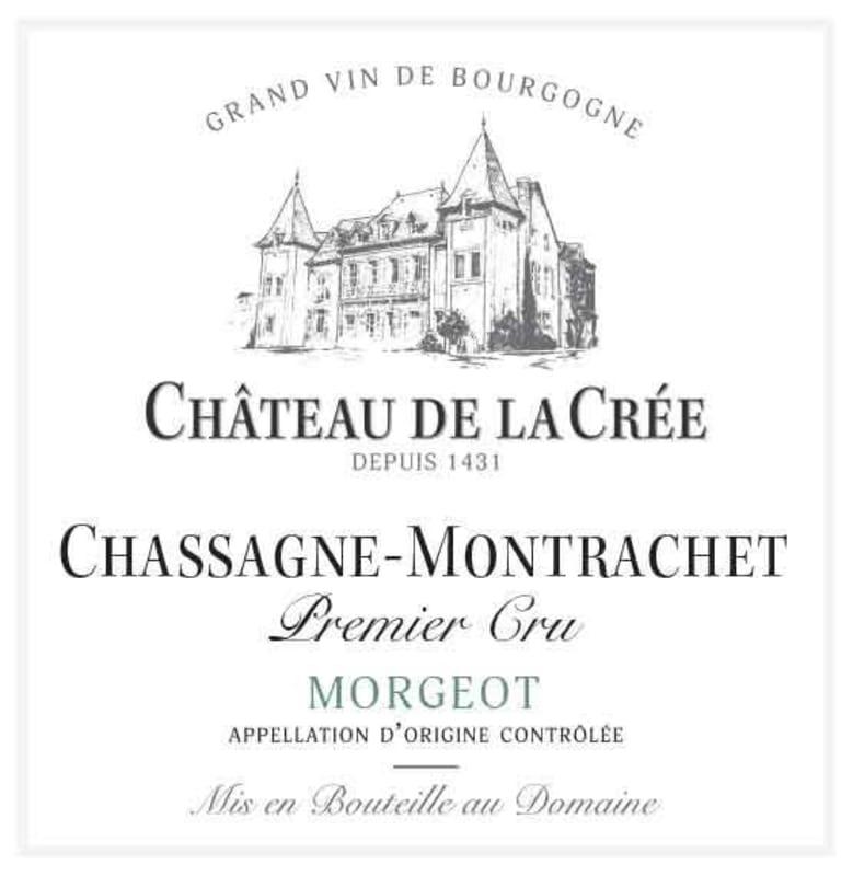 Chateau de la Cree Chassagne-Montrachet Morgeots Premier Cru 2007 Front Label