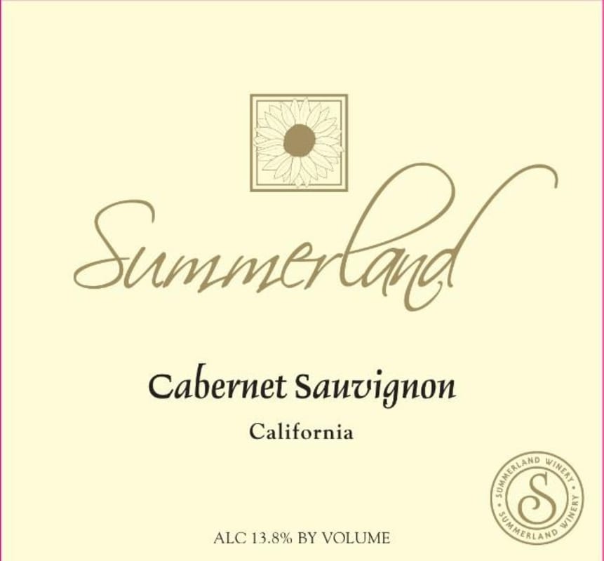 Summerland Cabernet Sauvignon 2013 Front Label