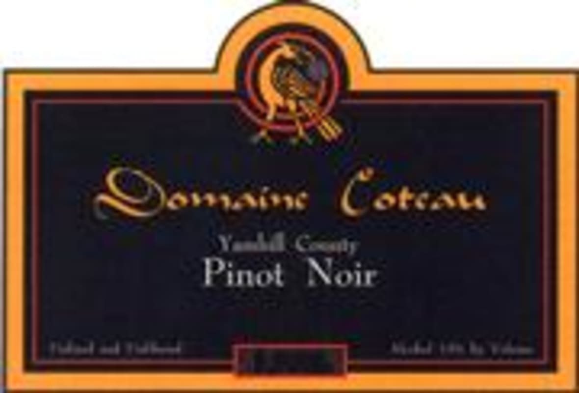 Dom. Coteau Pinot Noir 1999 Front Label