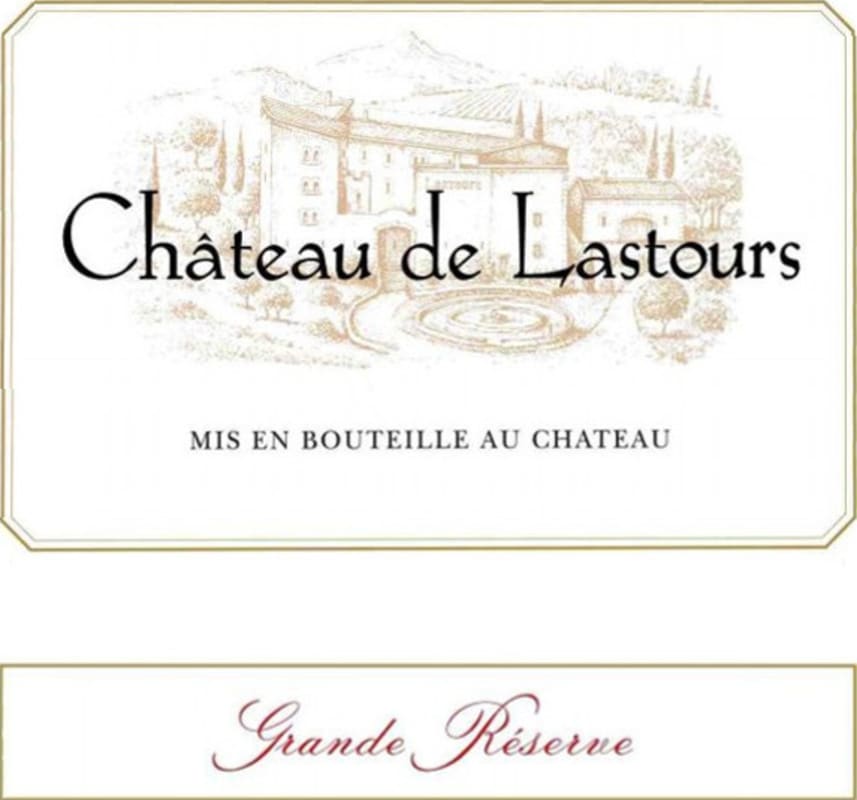 Chateau de Lastours Corbieres Grande Reserve 2013 Front Label