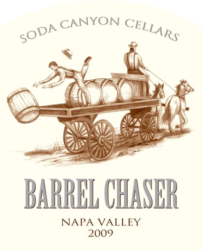 Beau Vigne Soda Canyon Cellars Barrel Chaser Red 2009 Front Label