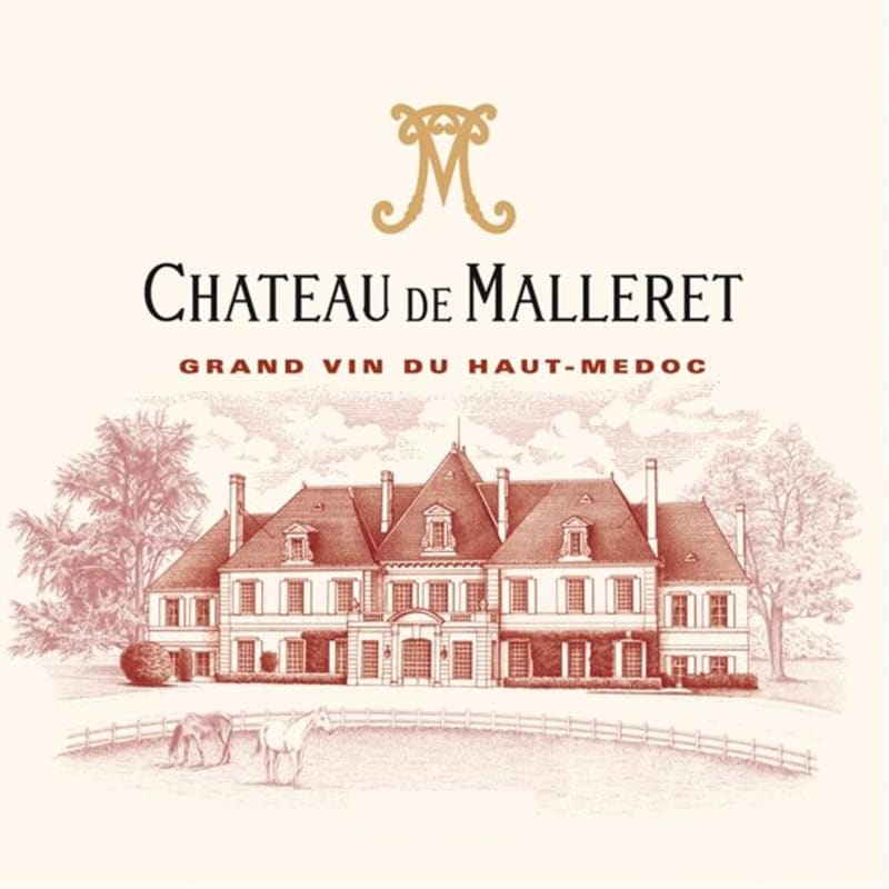 Chateau de Malleret Haut-Medoc 2011 Front Label