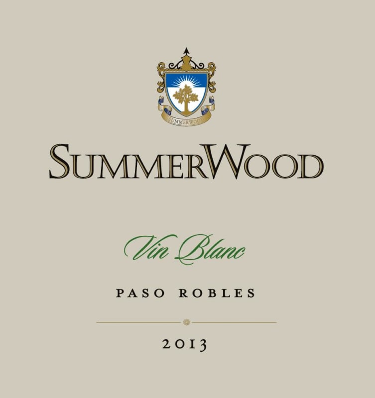 SummerWood Vin Blanc 2013 Front Label
