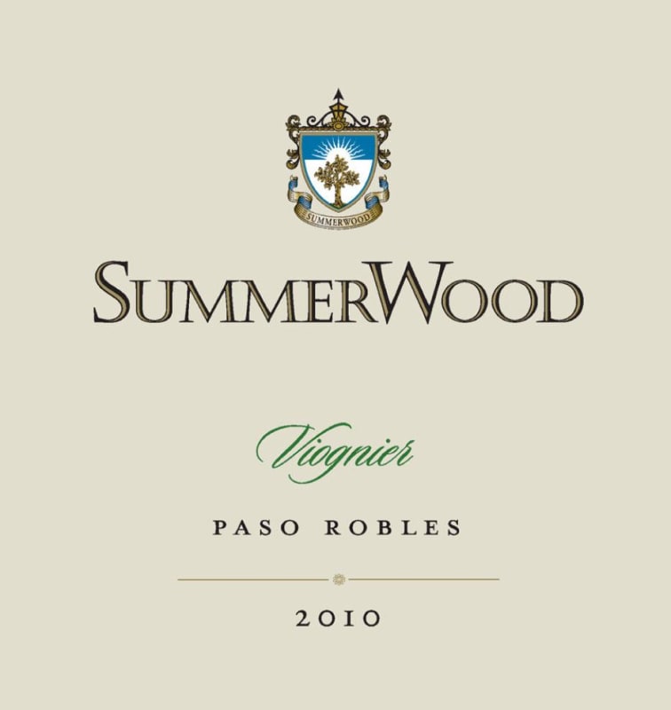 SummerWood Viognier 2010 Front Label