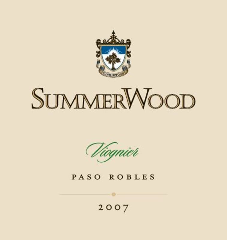 SummerWood Viognier 2007 Front Label