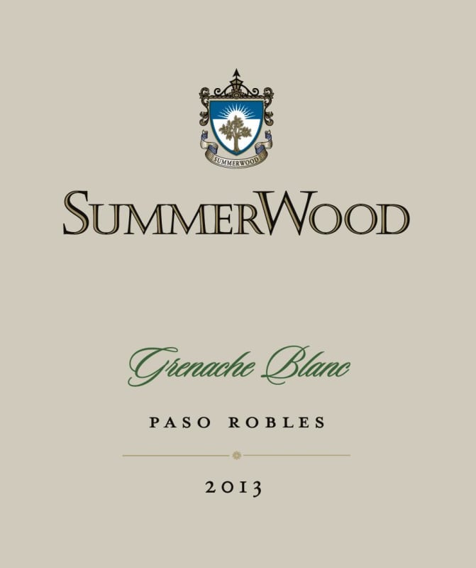 SummerWood Grenache Blanc 2013 Front Label