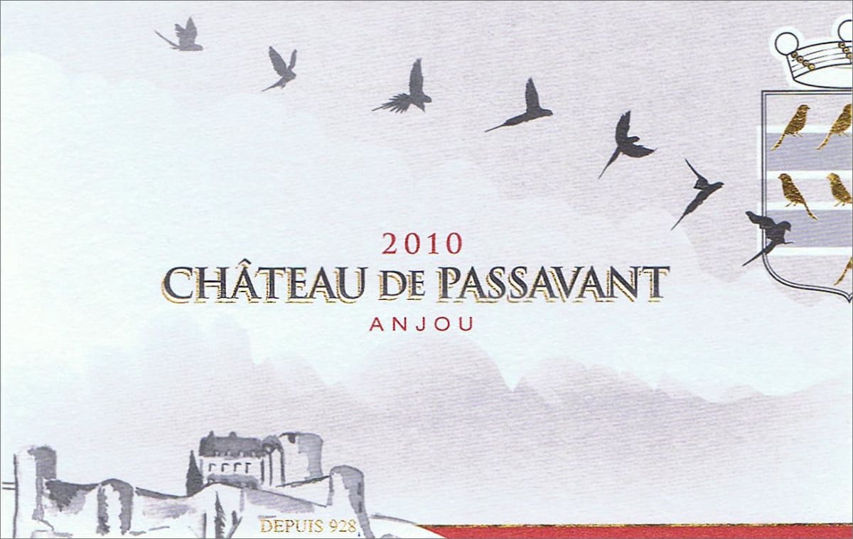 Chateau de Passavant Anjou Rouge 2010 Front Label