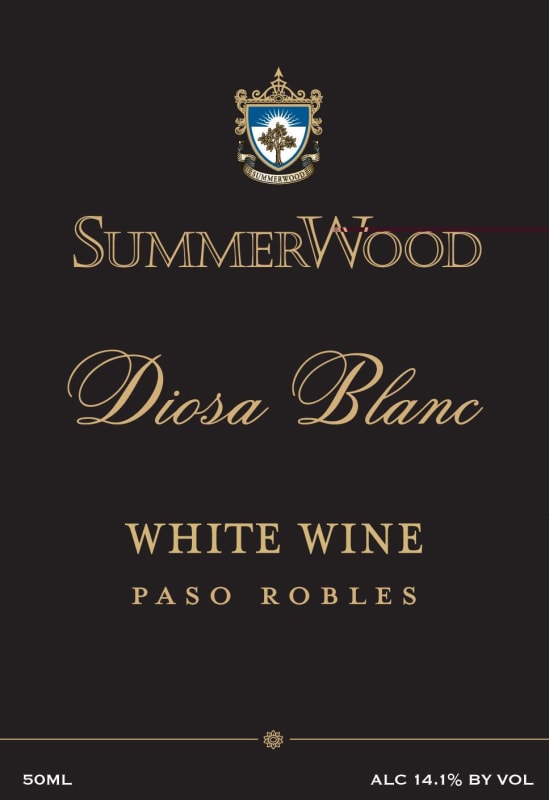 SummerWood Diosa Blanc 2008 Front Label