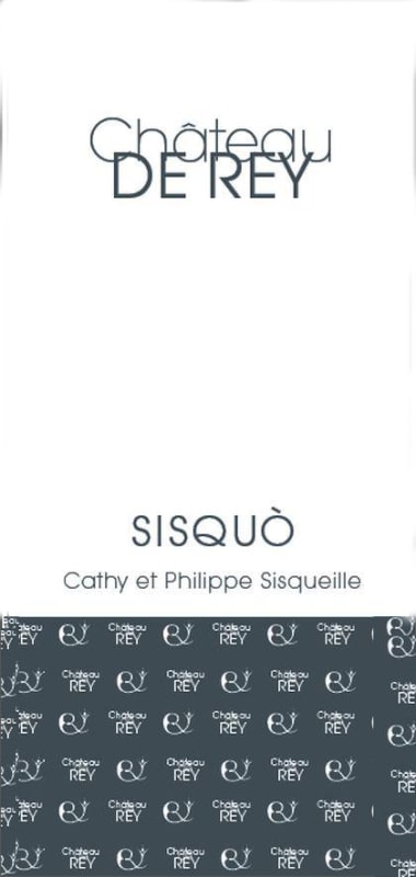Chateau de Rey Cotes du Roussillon Sisquo Rouge 2012 Front Label