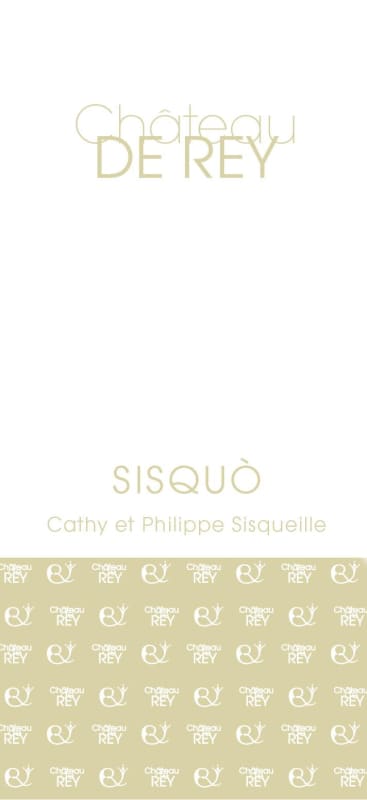 Chateau de Rey Cotes du Roussillon Sisquo Blanc 2015 Front Label