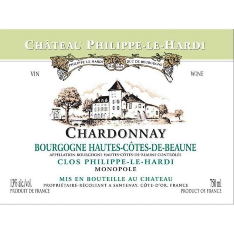 Chateau de Santenay Bourgogne Hautes-Cotes-de-Beaune Clos Philippe-Le-Hardi Monopole Blanc 2006 Front Label