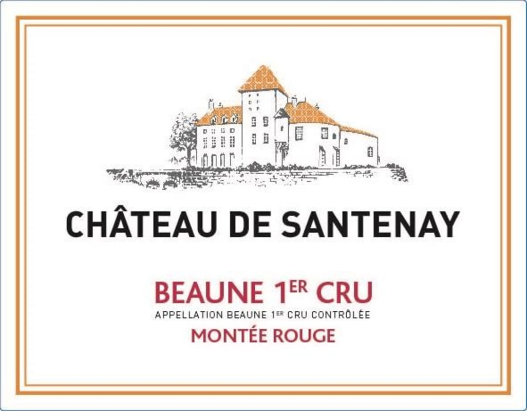 Chateau de Santenay Montee Beaune Premier Cru Rouge 2013 Front Label