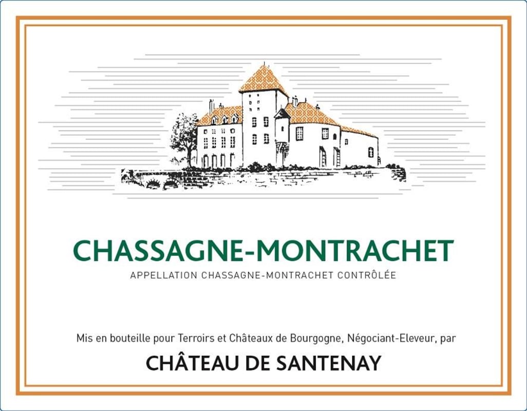 Chateau de Santenay Chassagne-Montrachet 2013 Front Label
