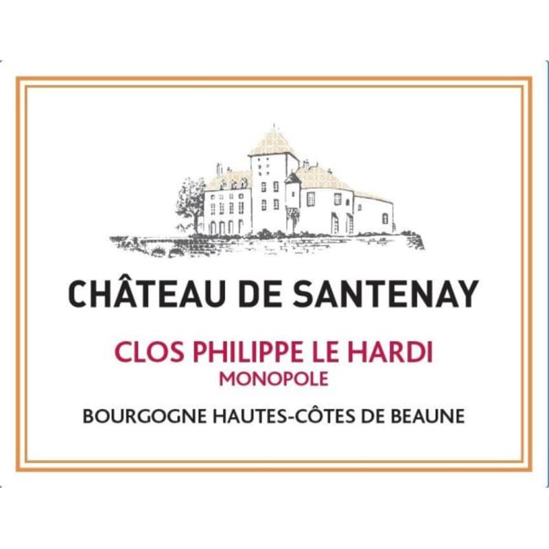 Chateau de Santenay Bourgogne Clos Philippe le Hardi Monopole 2013 Front Label
