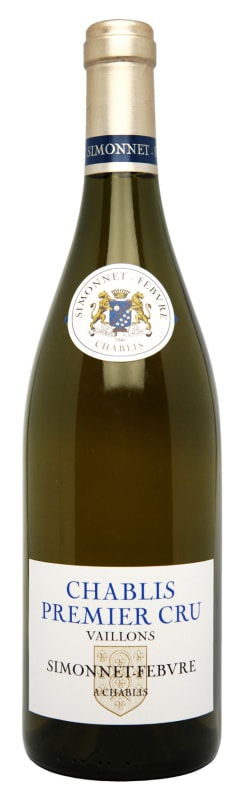Simonnet-Febvre Chablis Vaillons Premier Cru 2015 Front Bottle Shot