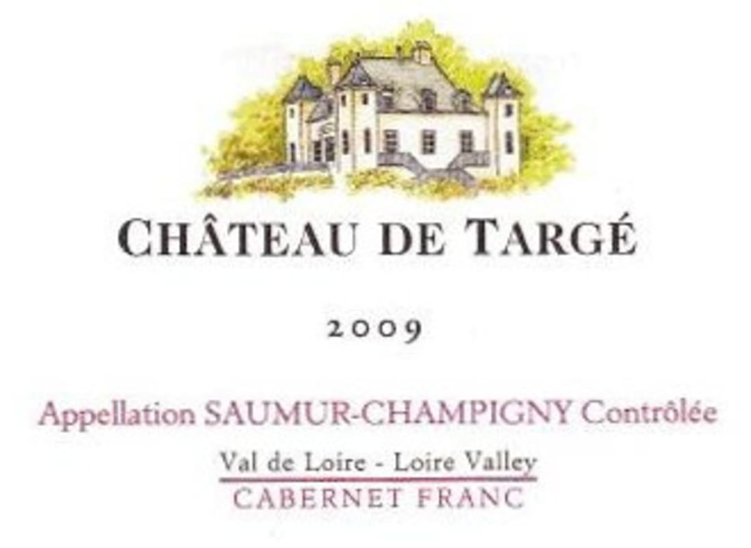 Chateau de Targe Saumur-Champigny 2009 Front Label