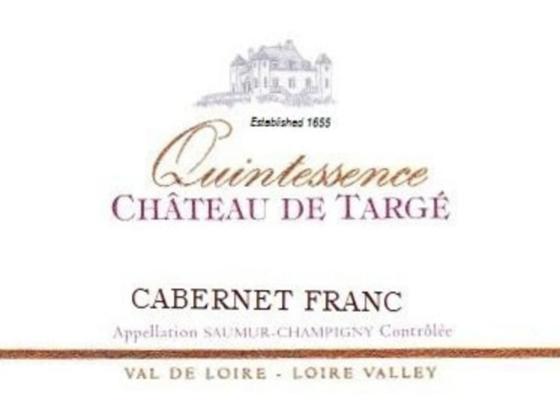 Chateau de Targe Saumur-Champigny Quintessence 2011 Front Label