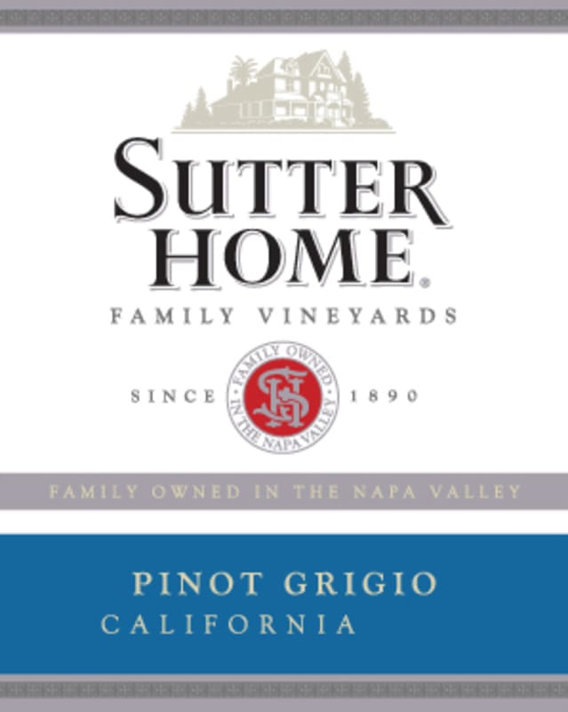 Sutter Home Pinot Grigio 2010 Front Label