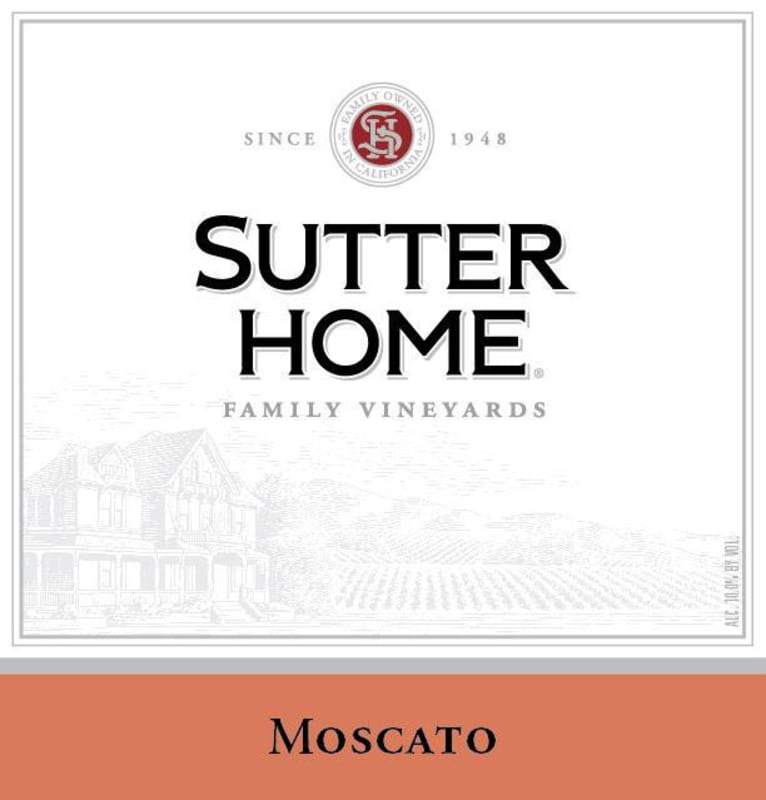 Sutter Home Moscato 2007 Front Label