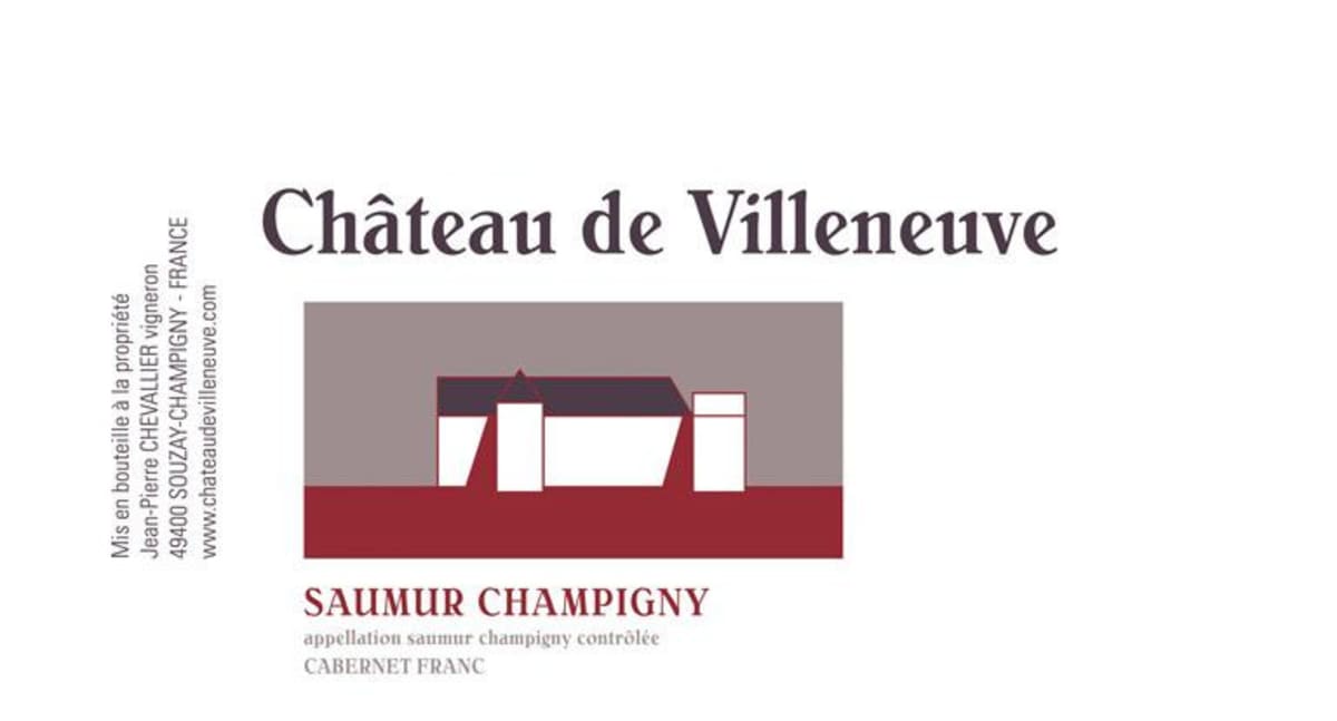 Chateau de Villeneuve Saumur Champigny 2011 Front Label
