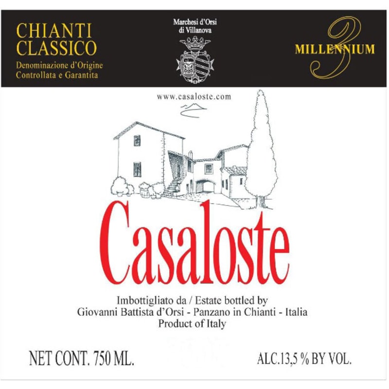 Casaloste Chianti Classico 2013 Front Label