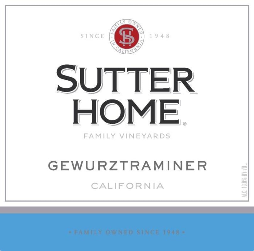 Sutter Home Gewurztraminer 2007 Front Label